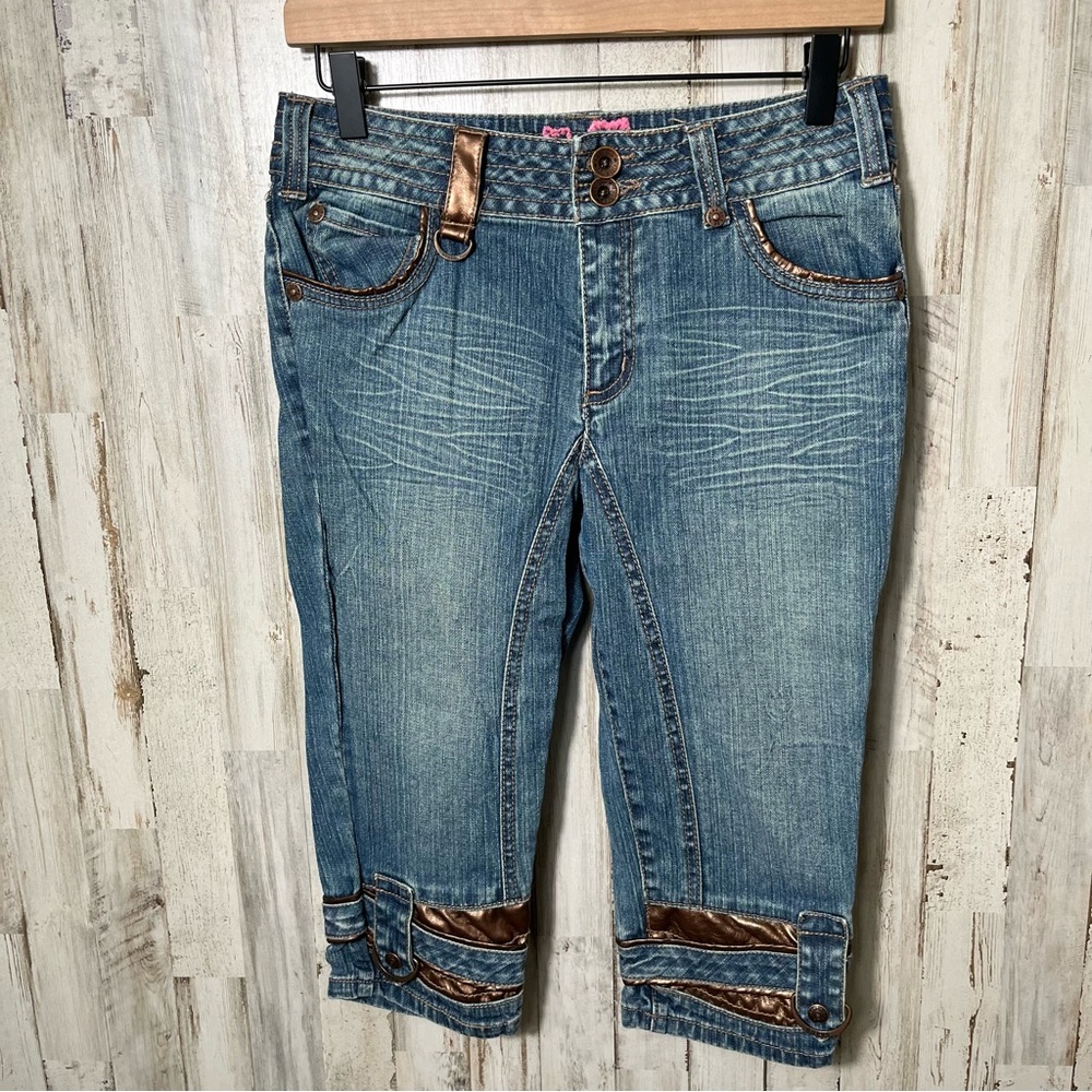 Vintage Y2K Guess Denim Capri Jean Womens Size 29‎